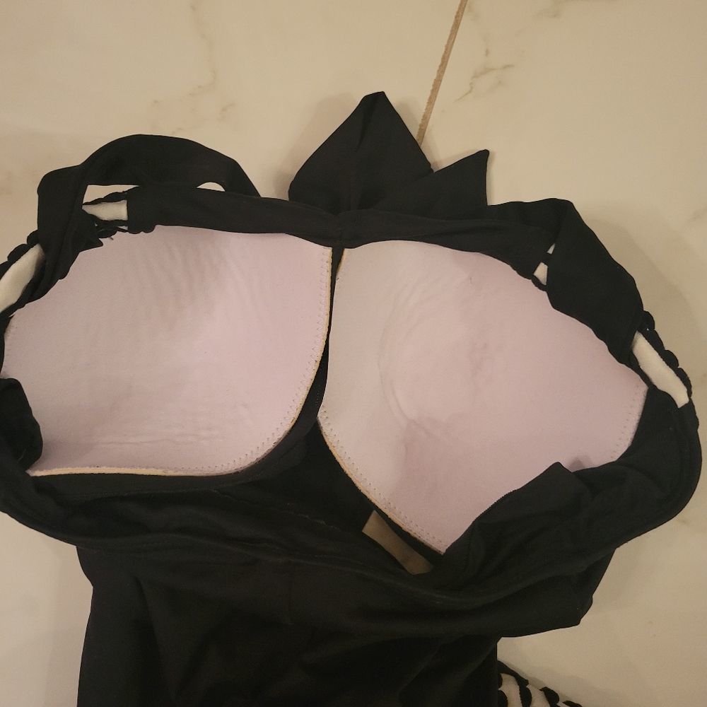 Seafolly Sorrento Boyleg Maillot Swimsuit Anthropologie size 6 US - Picture 11 of 16